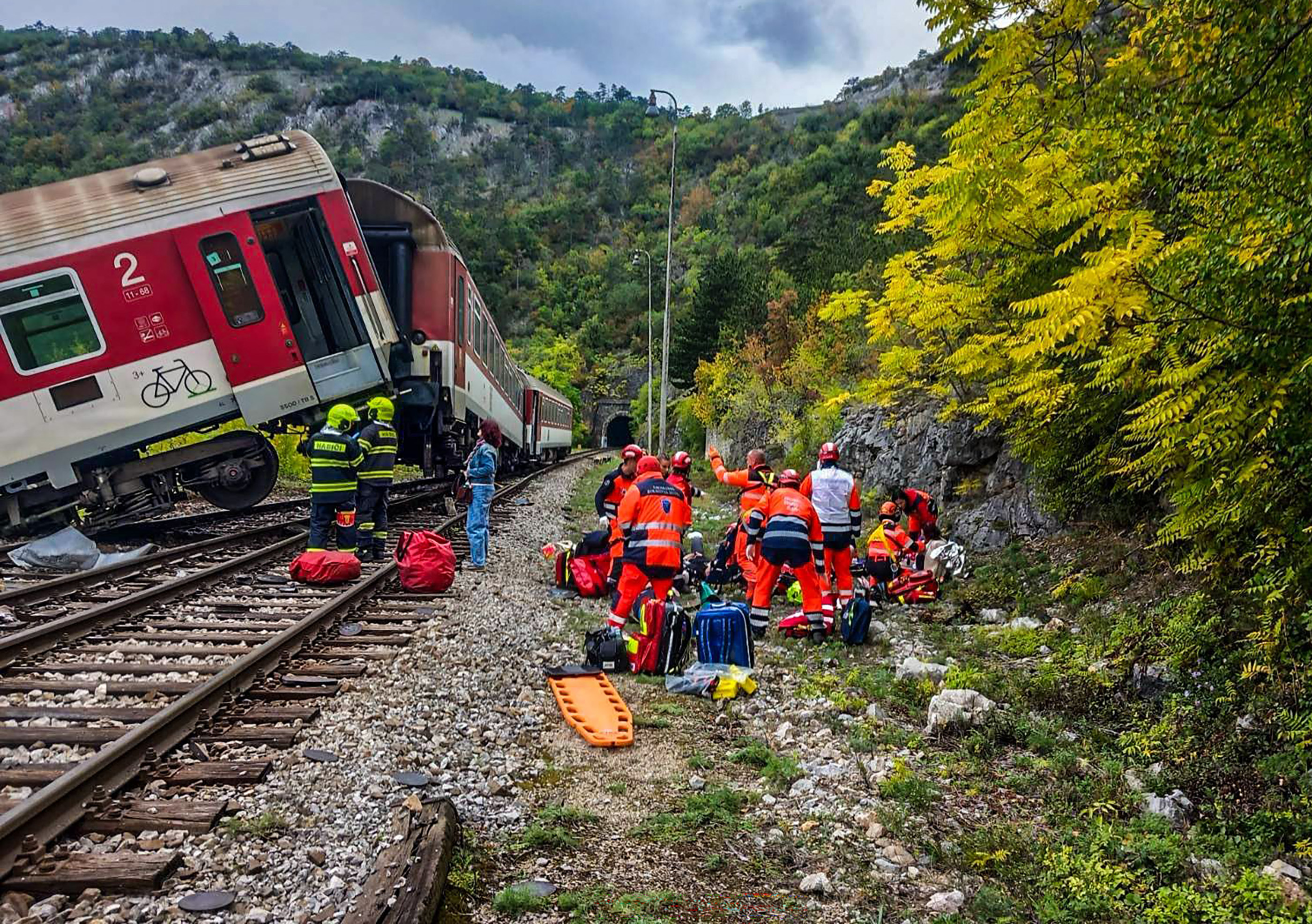 Dozens injured in Slovakia train collision near Bratislava